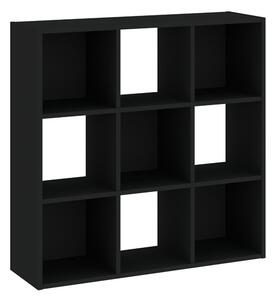 Regál Sinde 3x3, černá
