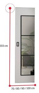Posuvné dveře EVO HUGO 70, 70x203, bílá