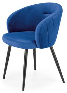 Jídelní židle SCK-430 tmavě modrá/černá
