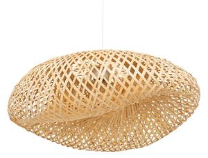 Závěsná lampa boho, určena nad stůl BEDDY, bambusová, 51 cm