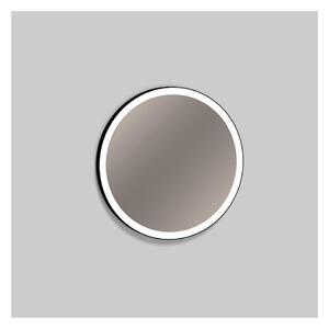 Alape SP.FR600.R1 - Zrcadlo Ø 600 mm s osvětlením, černá matná H4485000YV4501