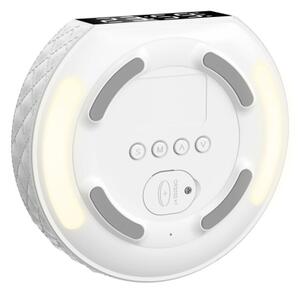 Immax 08983L - Budík s LCD displejem a bezdrátovou Qi nabíječkou 27W/9V bílá