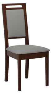 Čalouněná jídelní židle Heven XV, Barva dřeva: ořech, Potah: Hygge D91 Mirjan24 5903211291999