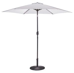 Slunečník 266 cm VARESE Světle šedá