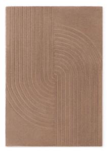 Béžový ručně tkaný vlněný koberec 80x150 cm Arcura – Vikosa