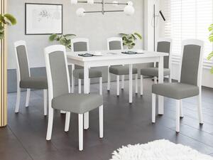 Rozkládací stůl se 6 židlemi - AL26, Barva dřeva: sonoma-L, Potah: Kronos 7 Mirjan24 5903211292880