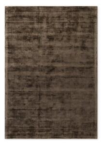 Hnědý ručně tkaný koberec z viskózy 80x150 cm Noemi – Vikosa