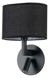 Brilagi - LED Nástěnná lampa DAYA 1xE14/40W/230V + LED/3W černá