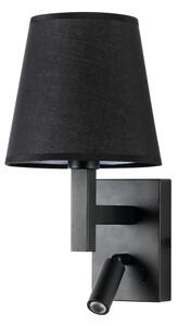 Brilagi - LED Nástěnná lampa DEYA 1xE14/40W/230V + LED/3W černá