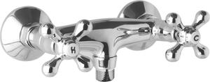 Mereo Sprchová nástěnná baterie, Retro Viktorie, 150 mm, bez příslušenství, chrom CBL60103