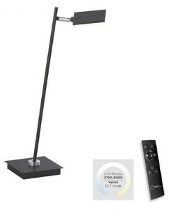 PAUL NEUHAUS PURE MIRA LED stolní lampa černá, stmívatelná, na psací stůl 2700-5000K