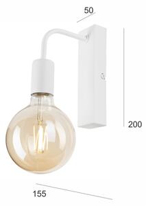 Nástěnné svítidlo ASTRID 1xE27/60W/230V bílá