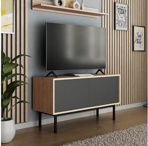 MIRJAN 24 TV stolek BASIC 57x104 cm hnědá/antracit MJ0029