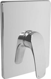 Mereo Sprchová podomítková baterie bez přepínače, Eve, Mbox, hranatý kryt, chrom CBV60105C