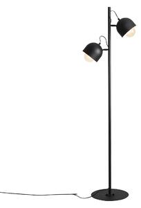 Stojací skandinávská lampa BERYL, 2xE27, 60W, černá