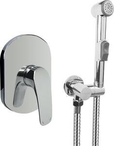 Mereo Podomítková baterie s bidetovou sprchou, Eve, Mbox, oválný kryt, chrom CBV60105BS