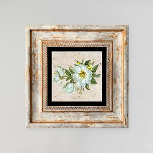 ASIR Dekorativní obraz ČAJOVÁ RŮŽE Kámen 20x20cm