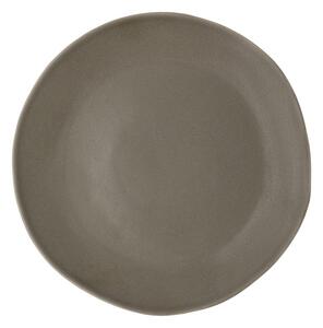 Villa Collection Kameninový mělký talíř Shoku Warm Brown 27 cm