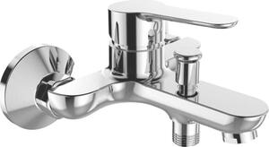 Mereo Vanová nástěnná baterie, Zuna, 100 mm, bez příslušenství, chrom CB901A03Z