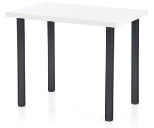 Jídelní stůl MUDIX 2 bílá/černá, 90x60 cm