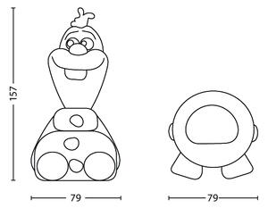 Philips 71768/08/16 -LED Dětská lampa DISNEY FROZEN OLAF LED/0,3W/2xAAA sněhulák