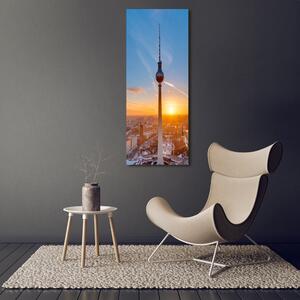 Vertikální Fotoobraz na skle Televizní věž osv-101101805