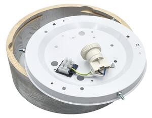 Brilagi - Stropní svítidlo PINO 1xE27/15W/230V borovice/stříbrná pr. 27,5 cm