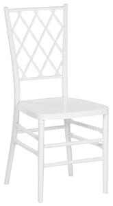 Jídelní židle Sada 2 ks Bílá CLARION