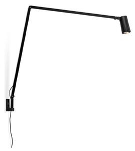 Nástěnná Svítidla Nemo Lighting, stmívatelné, Černá, Pracovna, Hliník