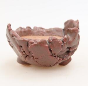 E-bonsai Keramická Skořápka 9,5 x 9 x 5 cm růžová