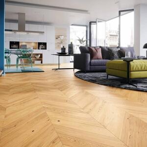 Dřevěná podlaha Barlinek Pure Classico - Dub Caramel Chevron