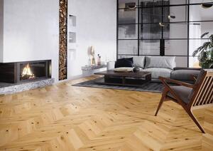 Dřevěná podlaha Barlinek Pure Classico - Dub Raisins Chevron
