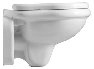 Kerasan, RETRO závěsná WC mísa, 38x52cm, bílá, 101501
