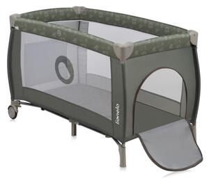 Lionelo - Cestovní postýlka SVEN PLUS Beige Olive