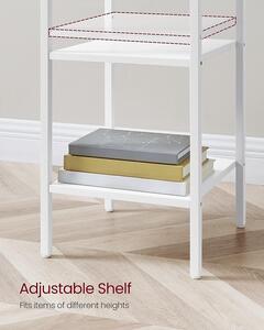VASAGLE Odkládací stolek - bílá - 35x70x35 cm
