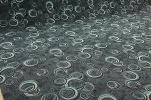 Metrážový koberec Drops 99 - tmavě šedý