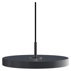 Závěsné světlo Asteria Plus, Ø 30 cm, šedá/černá