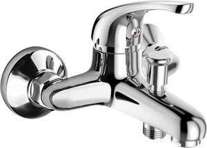 Mereo Vanová nástěnná baterie, Lila, 100 mm, bez příslušenství, chrom CBEE901A03