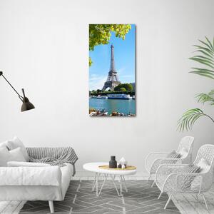 Vertikální Fotoobraz na skle Eiffelová věž Paříž osv-101919051