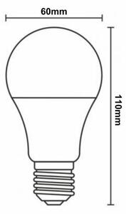 LED RGBW Stmívatelná žárovka A60 E27/9W/230V 2700-6500K Wi-Fi Tuya