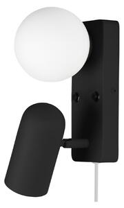 Nástěnná Svítidla Globen Lighting, Černá, Obývací pokoj, Sklo