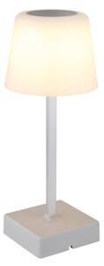 Globo 28061SI-LED Stm. nab. dotyk. stolní lampa XAYDEN 2W/5V 800 mAh stříbrná