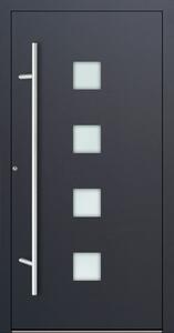 Hliníkové vchodové dveře FM Turen Premium P90 M03 antracit/bílá RAL7016/9016