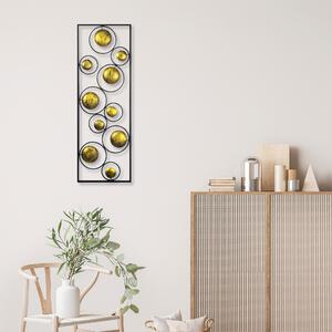 ASIR Nástěnná dekorace kov OHRANIČENÝ VESMÍR 90 x 32 x 5 cm