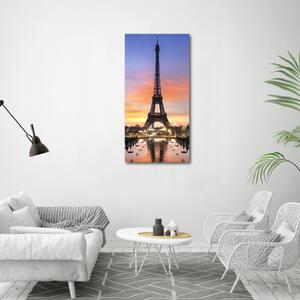 Vertikální Fotoobraz na skle Eiffelová věž Paříž osv-102504106