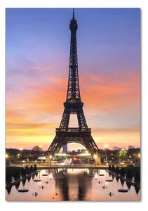Vertikální Fotoobraz na skle Eiffelová věž Paříž osv-102504106