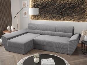 Rohová sedací souprava Radiant L3 (šedá) (L). Akce -34%