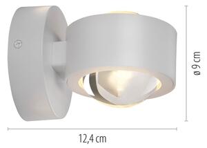 Schöner Wohnen 19331-16 - LED Nástěnné svítidlo CHIA 2xLED/2W/230V bílá
