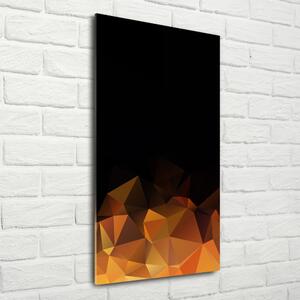Vertikální Fotoobraz na skle Abstrakce trojúhelníky osv-103020861