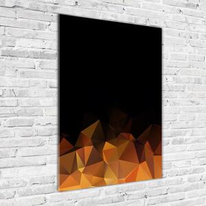 Vertikální Fotoobraz na skle Abstrakce trojúhelníky osv-103020861